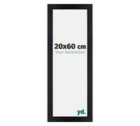 yd. Cadre Photo 20x60 cm Noir Mat - Cadre en MDF Mura