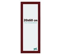 yd. Cadre Photo 20x60 cm Vin Rouge Patine - Cadre en MDF Mura