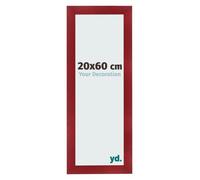 yd. Cadre Photo 20x60 cm Vin Rouge Patine - Cadre en MDF Pisa