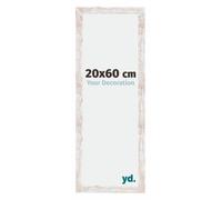 yd. Cadre Photo 20x60 cm White Wash - Cadre en MDF Catania