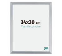 yd. Cadre Photo 24x30 cm Argent Brillant - Cadre en MDF Catania