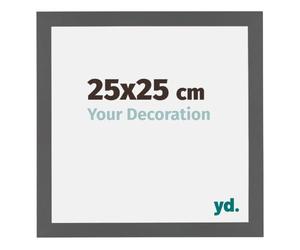 yd. Cadre Photo 25x25 cm Anthracite - Cadre en MDF Mura