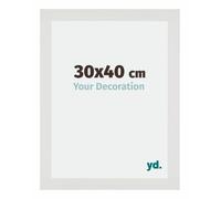 yd. Cadre Photo 30x40 cm Blanc Mat - Cadre en MDF Mura