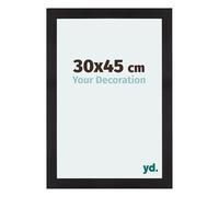 yd. Cadre Photo 30x45 cm Noir Grain de Bois - Cadre en MDF Mura