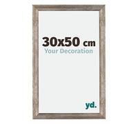 Your Decoration - 30x50 cm - Cadres Photo en MDF Avec Verre Plexiglas - Anti-Reflet - Excellente Qualité - Métal Vintage - Cadre Decoration Murale - Mura, Métal Vintage G