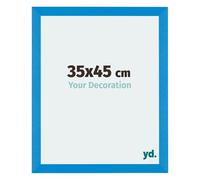 yd. Cadre Photo 35x45 cm Bleu Brillant - Cadre en MDF Mura