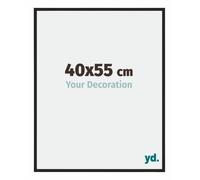 yd. Cadre Photo 40x55 cm Noir Mat - Cadre en Aluminium New York