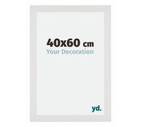 yd. Cadre Photo 40x60 cm Blanc Mat - Cadre en MDF Mura