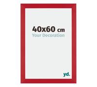yd. Cadre Photo 40x60 cm Rouge - Cadre en MDF Mura