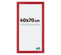 yd. Cadre Photo 40x70 cm Rouge - Cadre en MDF Mura