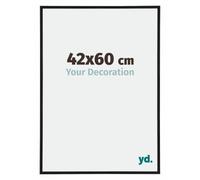 yd. Cadre Photo 42x60 cm Noir Mat - Cadre en Plastique Annecy