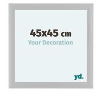Yd. Cadre Photo 45x45 cm Blanc Mat - Cadre en MDF Como | Your Decoration, Verre acrylique antireflet, Montage mural, Convient aux photos, affiches ou puzzles, Made in Holland