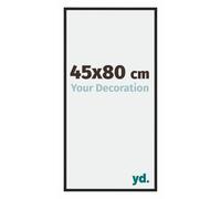 yd. Cadre Photo 45x80 cm Noir Mat - Cadre en Aluminium New York