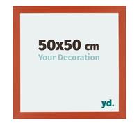 yd. Cadre Photo 50x50 cm Orange - Cadre en MDF Mura