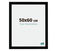 yd. Cadre Photo 50x60 cm Noir Brillant - Cadre en MDF Mura