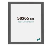 yd. Cadre Photo 50x65 cm Anthracite - Cadre en MDF Mura