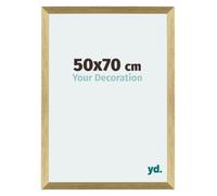 Your Decoration - Cadre 50x70 cm - Or Brillant - Cadres Photo en MDF Avec Verre acrylique - Anti-Reflet - Cadre 50x70 - Mura