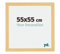 yd. Cadre Photo 55x55 cm Hetre Decor - Cadre en MDF Mura