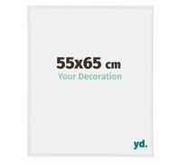 yd. Cadre Photo 55x65 cm Blanc Brillant - Cadre en Plastique Annecy