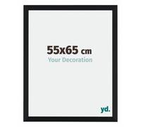 yd. Cadre Photo 55x65 cm Noir Mat - Cadre en MDF Catania