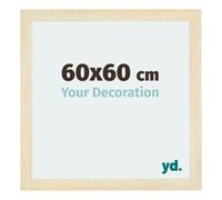 yd. Cadre Photo 60x60 cm Sable Patine - Cadre en MDF Mura