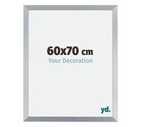 yd. Cadre Photo 60x70 cm Argent Brillant - Cadre en MDF Catania