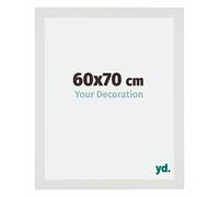 yd. Cadre Photo 60x70 cm Blanc Mat - Cadre en MDF Mura