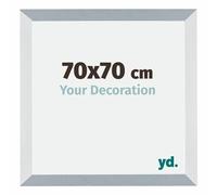 yd. Cadre Photo 70x70 cm Aluminium Brosse - Cadre en MDF Mura