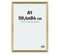 yd. Cadre Photo A1 59.4x84 cm Or Brillant - Cadre en MDF Mura