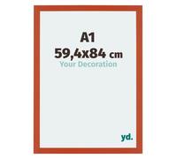 yd. Cadre Photo A1 59.4x84 cm Orange - Cadre en MDF Mura