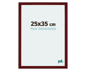 yd. Cadre Puzzle 25x35 cm Vin Rouge Patine - Cadre en MDF Mura | Your Decoration, Convient aux puzzles de 500 à 1000 pièces, Verre acrylique antireflet, Montage mural, Made in Holland
