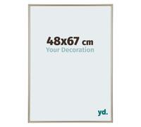 yd. Cadre Puzzle 48x67 cm Champagne - Cadre en Plastique Annecy | Your Decoration, Convient aux puzzles de 500 à 1000 pièces, Verre acrylique antireflet, Montage mural, Made in Holland