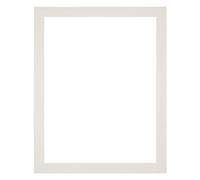 yd. Passepartout 24x30 cm pour Taille d'image 18x24 - Gris Clair - Carton de musée - Taille Extérieures 24x30 cm - Taille intérieure 18x24 cm