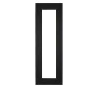 yd. Passepartout 37-5x98 cm pour Taille d'image 25x85 - Noir - Carton de musée - Taille Extérieures 37-5x98 cm - Taille intérieure 25x85 cm