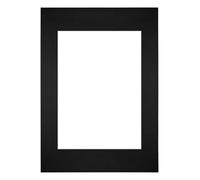 yd. Passepartout 42x59.4 cm pour Taille d'image 29.7x42 - Noir - Carton de musée - Taille Extérieures 42x59.4 cm - Taille intérieure 29.7x42 cm