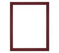 yd. Passepartout 55x65 cm pour Taille d'image 50x60 - Rouge Lie de vin - Carton de musée - Taille Extérieures 55x65 cm - Taille intérieure 50x60 cm