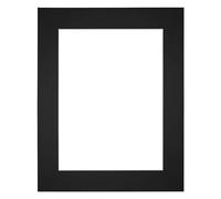 yd. Passepartout 56x71 cm pour Taille d'image 45x60 - Noir - Carton de musée - Taille Extérieures 56x71 cm - Taille intérieure 45x60 cm