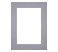 yd. Passepartout 60x80 cm pour Taille d'image 50x70 - Gris - Carton de musée - Taille Extérieures 60x80 cm - Taille intérieure 50x70 cm