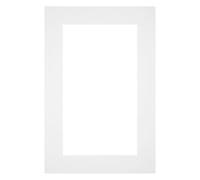 yd. Passepartout 60x90 cm pour Taille d'image 50x80 - Blanc - Carton de musée - Taille Extérieures 60x90 cm - Taille intérieure 50x80 cm