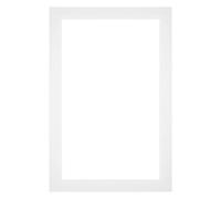 Yd. Passepartout 61x91.5 cm - Ouverture pour format photo 55x85 cm - Blanc | Your Decoration, Carton musée sans acide 630 g, Découpe en biseau