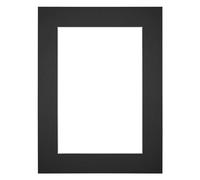 yd. Passepartout 68x98 cm pour Taille d'image 60x90 - Noir - Carton de musée - Taille Extérieures 68x98 cm - Taille intérieure 60x90 cm