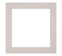 yd. Passepartout 70x70 cm pour Taille d'image 60x60 - Gris Granit - Carton de musée - Taille Extérieures 70x70 cm - Taille intérieure 60x60 cm