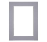 yd. Passepartout 75x98 cm pour Taille d'image 60x80 - Gris - Carton de musée - Taille Extérieures 75x98 cm - Taille intérieure 60x80 cm