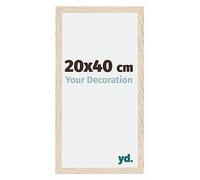 yd. Your Decoration - Cadre 20x40 cm - Chene - Cadres Photo en MDF Avec Verre acrylique - Anti-Reflet - Cadre 20x40 - Catania