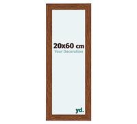 yd. Your Decoration - Cadre 20x60 cm - Chene Rustique - Cadres Photo en MDF Avec Verre acrylique - Anti-Reflet - Cadre Chene Rustique - Como