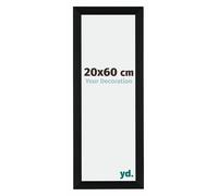 yd. Your Decoration - Cadre 20x60 cm - Noir Brossé - Cadres Photos en Aluminium Avec acrylique - Anti-Reflet - Cadre 20x60 - Tucson