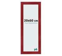 yd. Your Decoration - Cadre 20x60 cm - Vin Rouge Patine - Cadres Photo en MDF Avec Verre acrylique - Anti-Reflet - Cadre 20x60 - Pisa