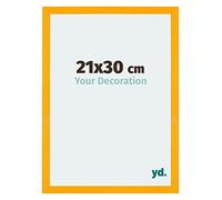 Your Decoration - Cadre 21x30 cm - Jaune - Cadres Photo en MDF Avec Verre acrylique - Anti-Reflet - Cadre 21x30 - Mura