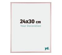 yd. Your Decoration - Cadre 24x30 cm - Cuivre - Cadres Photos en Aluminium Avec Verre acrylique - Anti-Reflet - Cadre 24x30 - Kent