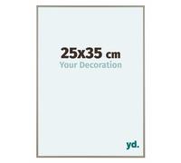 yd. Your Decoration - Cadre 25x35 cm - Champagne - Cadres Photos en Aluminium Avec Verre acrylique - Anti-Reflet - Cadre 25x35 - Kent